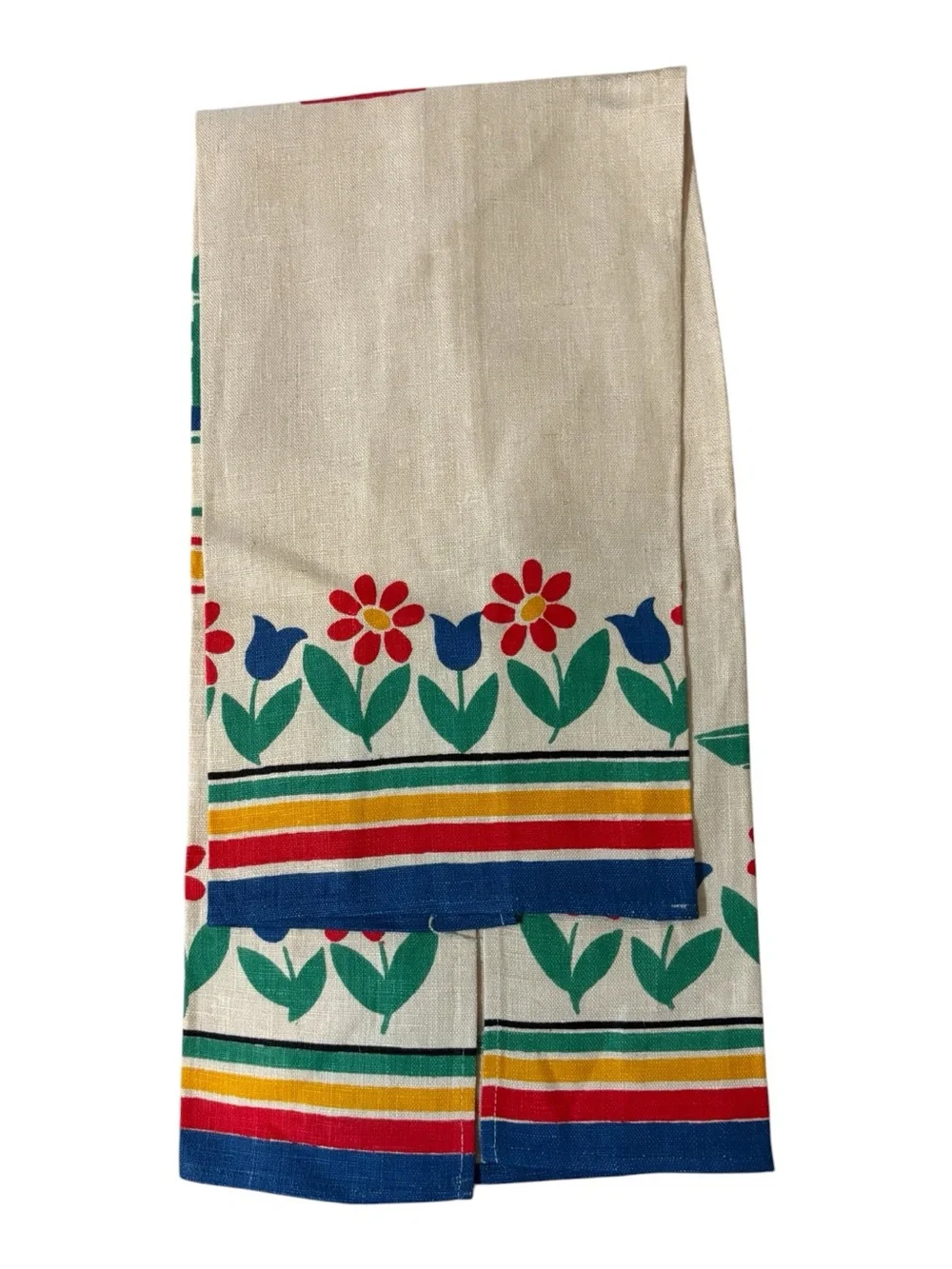 MCM Quality Linens Pure Linen Tea Towel Days Of The Week “Friday” Dutch Girl